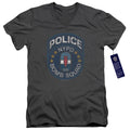 New York City - Bomb Squad Adult Slim Fit V Neck Cotton product image 1