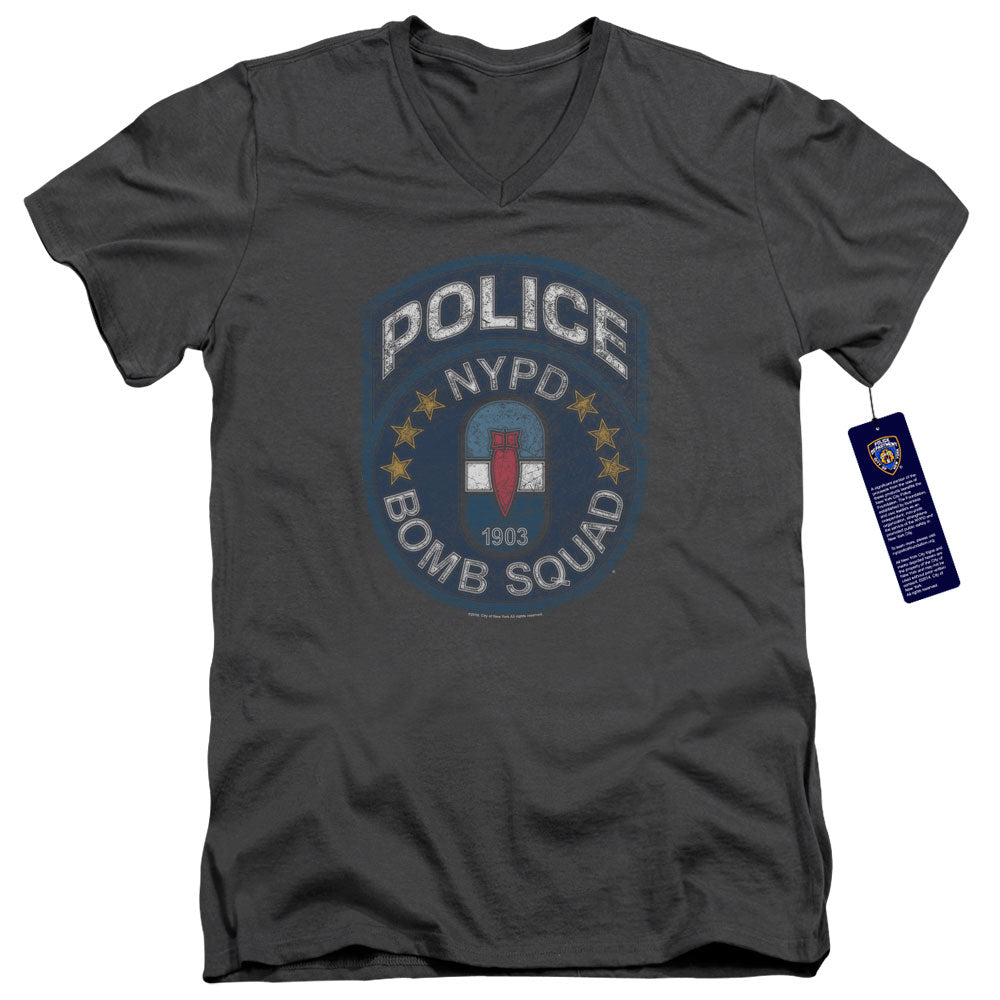 New York City - Bomb Squad Adult Slim Fit V Neck Cotton product image 1