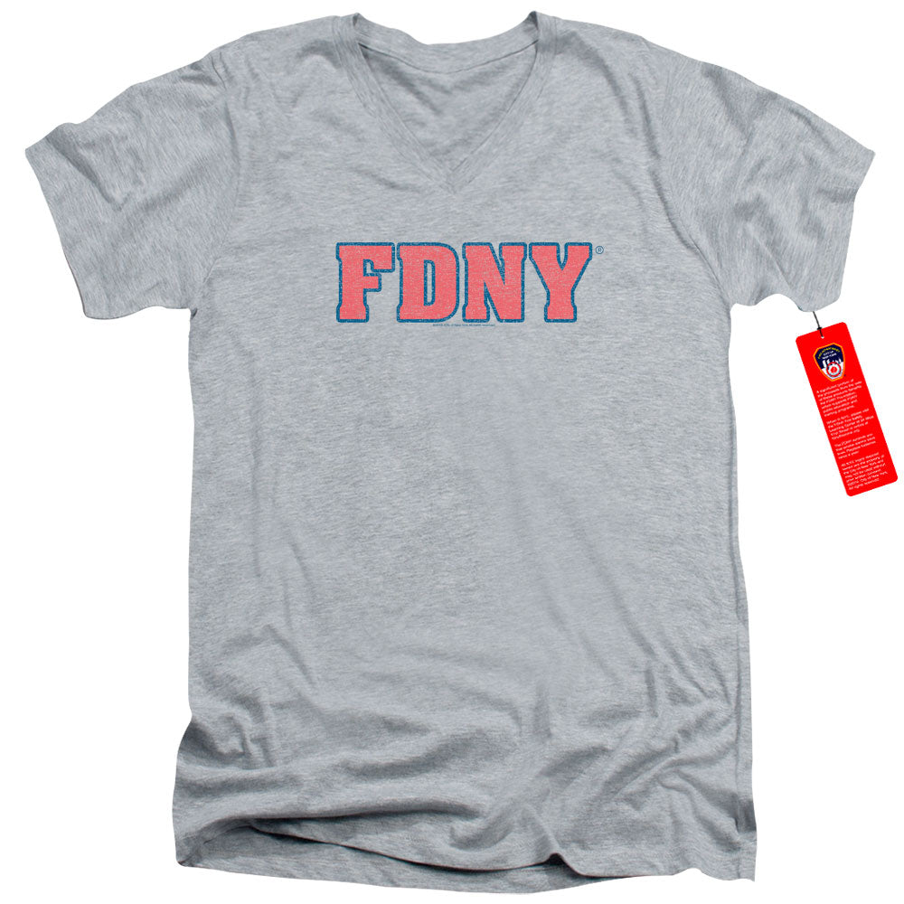 New York City - Fdny Adult Slim Fit V Neck Cotton product image 1