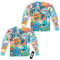 New York City - Eating Nyc (Front - Back Print) L - S Adult product image 1