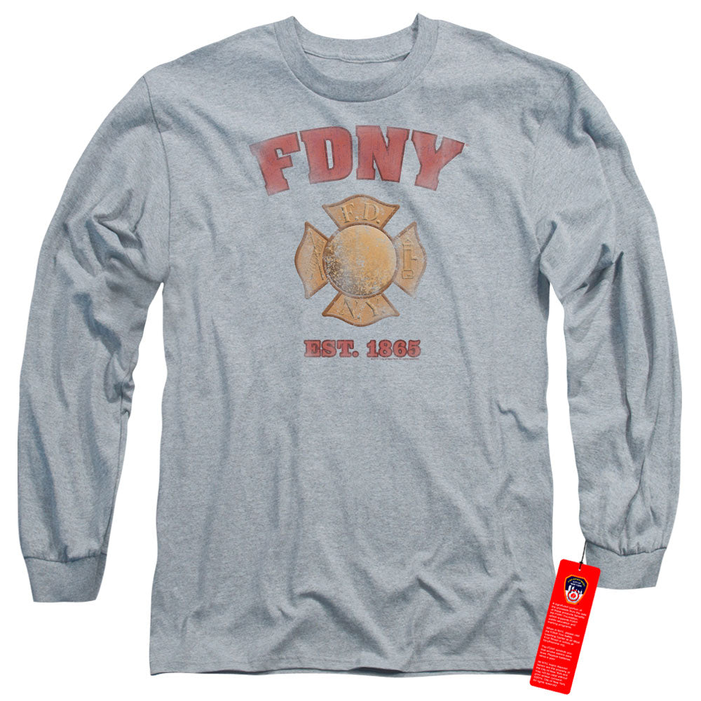 New York City - Fdny Vintage Badge Adult Long Sleeve product image 1
