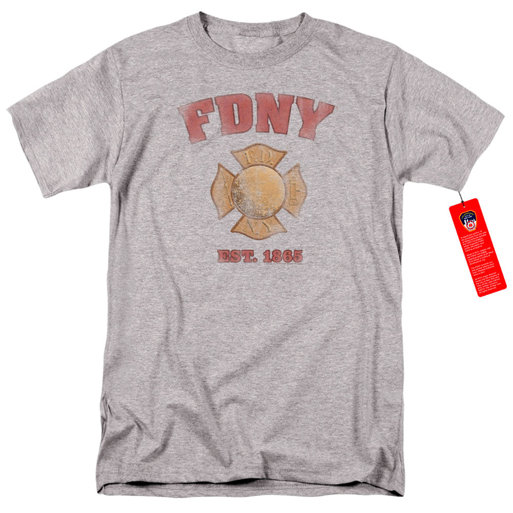 New York City - Fdny Vintage Badge Adult Regular Fit Short product image 1