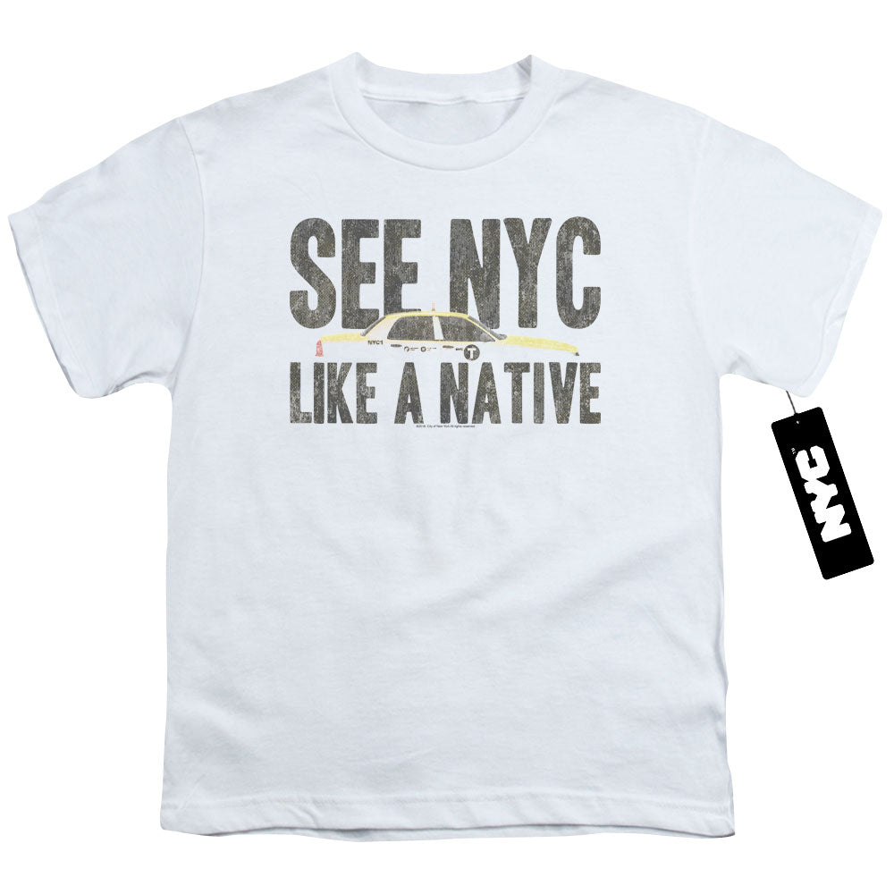 New York City - Nyc Like A Native Youth Short Sleeve product image 1