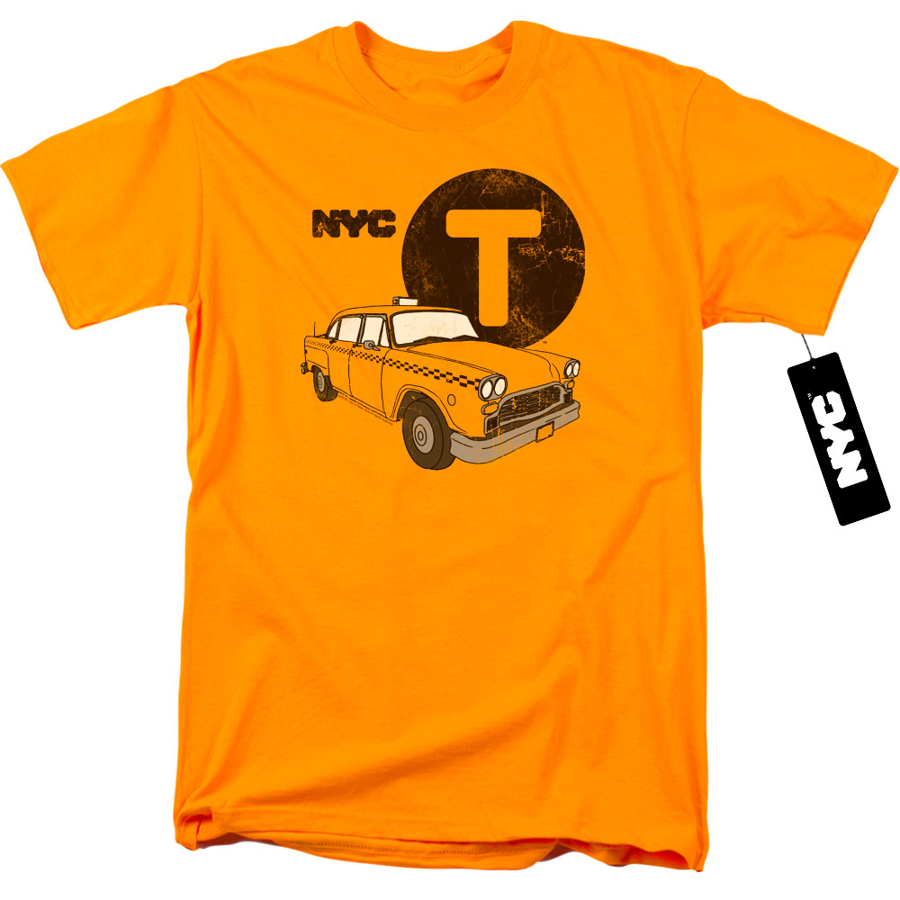 New York City - Yellow Cab Adult Regular Fit Short Sleeve product image 1