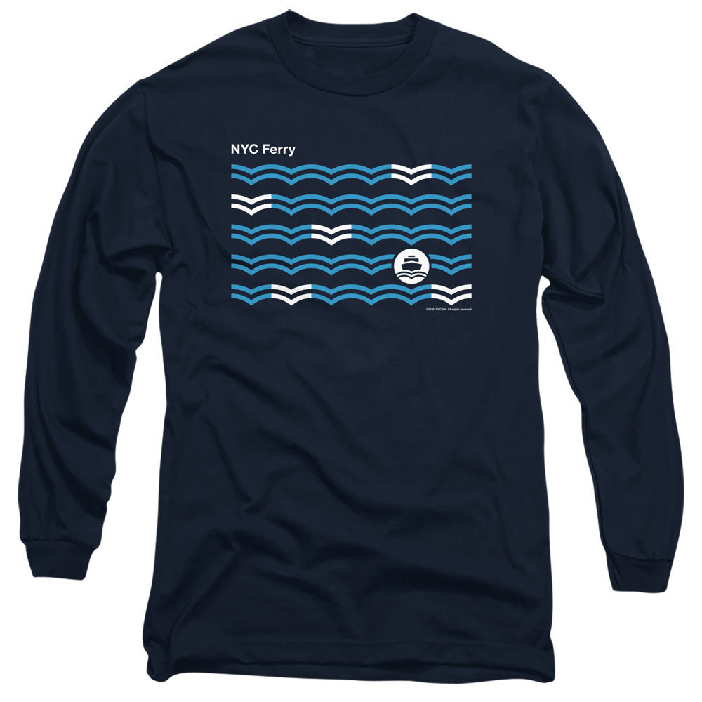 New York City - Waves Adult Long Sleeve product image 1