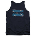 New York City - Waves Adult Tank Top