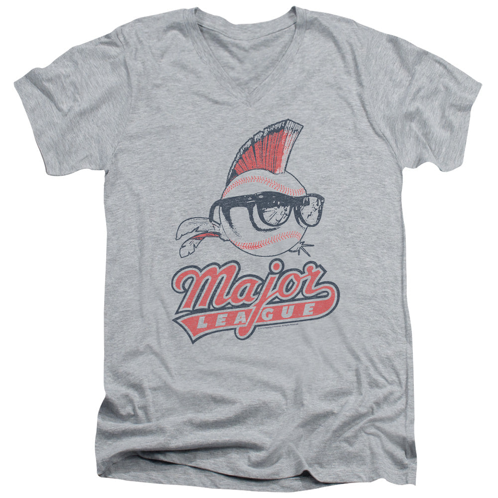 Major League - Vintage Logo Adult Slim Fit V Neck Cotton product image 1