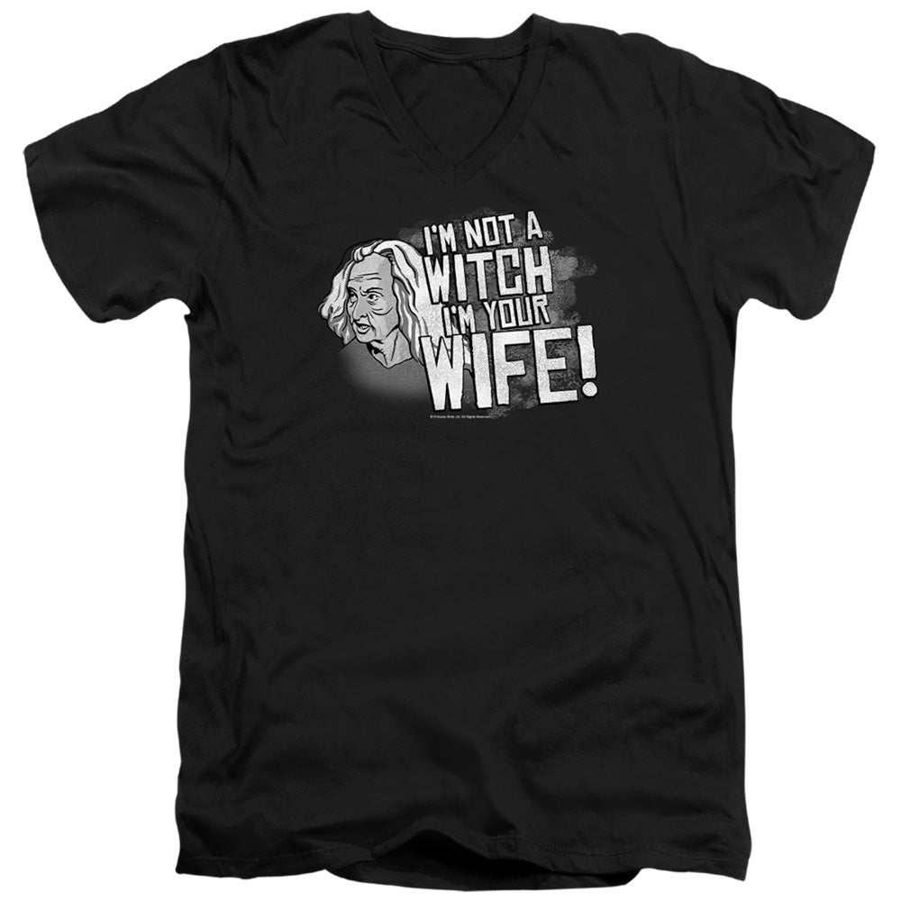 Princess Bride - Not A Witch Adult Slim Fit V Neck Cotton product image 1