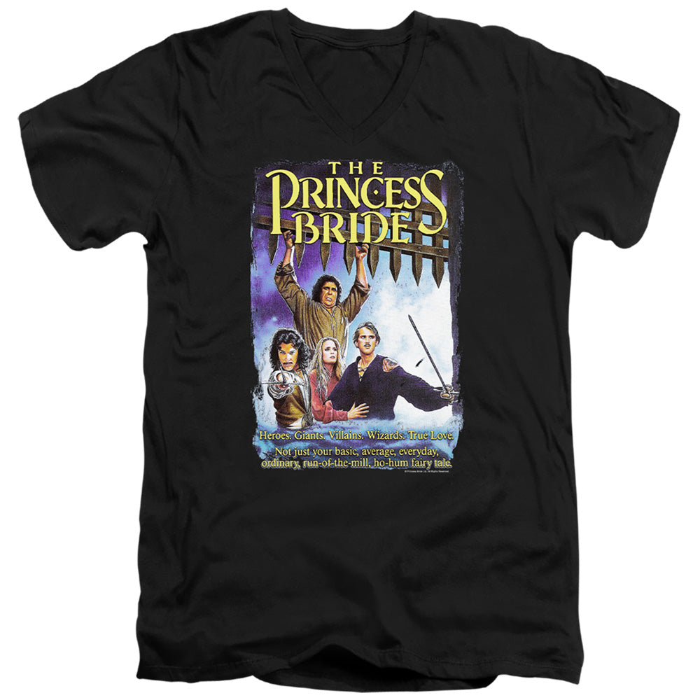 Princess Bride - Alt Poster Adult Slim Fit V Neck Cotton