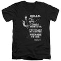 Princess Bride - Hello Again Adult Slim Fit V Neck Cotton product image 1