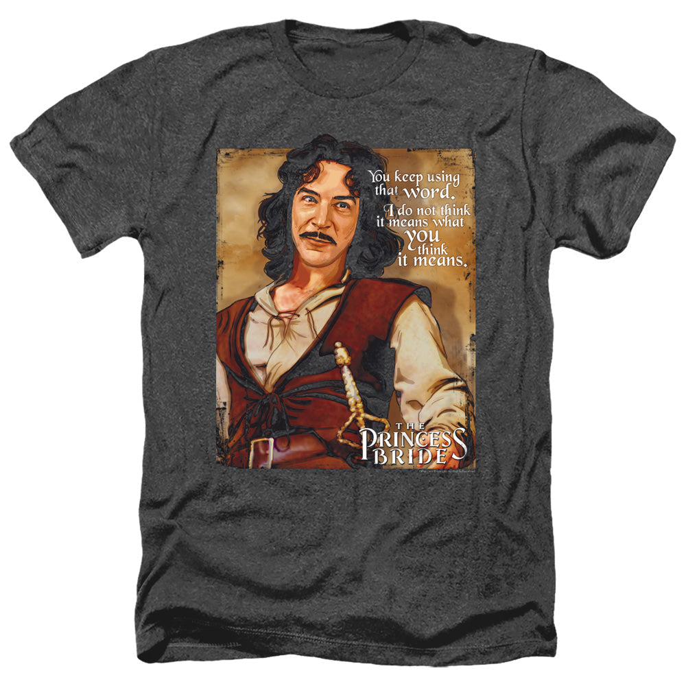 Princess Bride - Word Adult Regular Fit Heather Short Sleeve product image 1