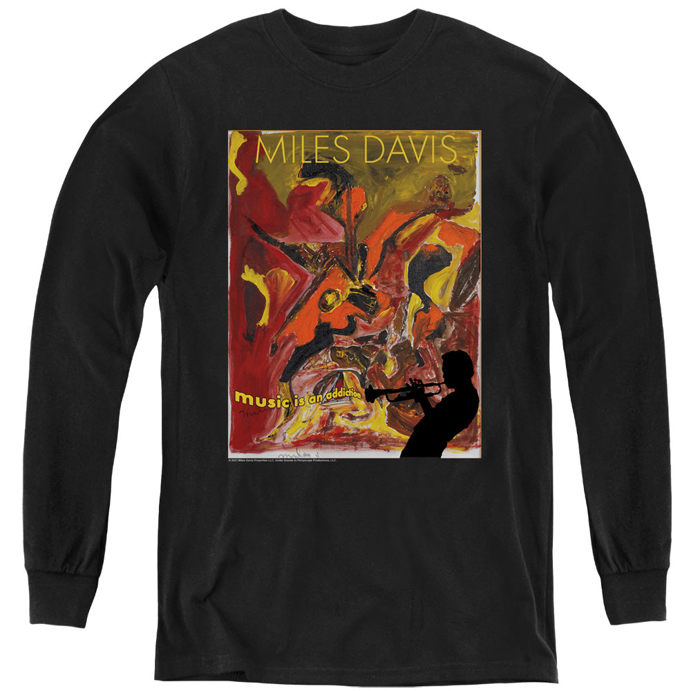 Miles Davis - Music Is An Addiction L - S Youth product image 1