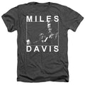 Miles Davis - Monochrome Adult Regular Fit Heather Short product image 1