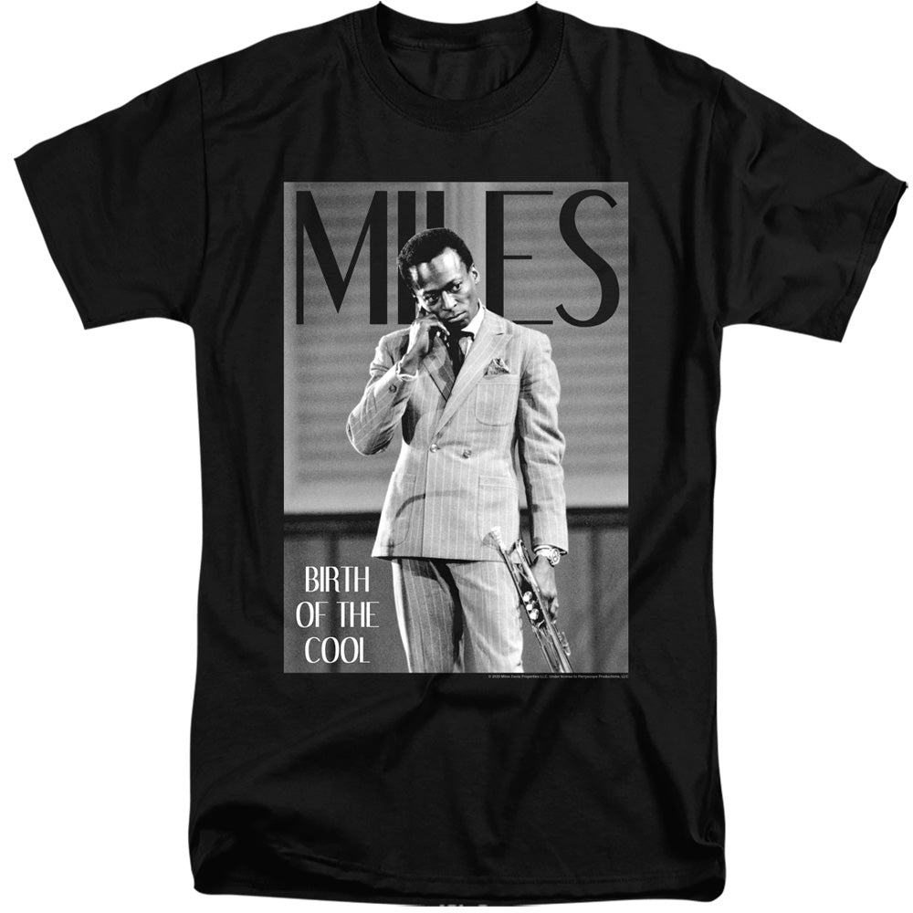 Miles Davis - Simply Cool Adult Tall Fit Short Sleeve product image 1