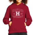 Harvard University 1636 Sports Text Logo Kid's Hooded product image 1