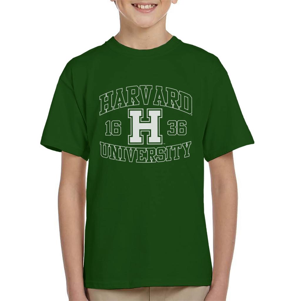Harvard University 1636 Sports Text Logo Kid's T-Shirt product image 1