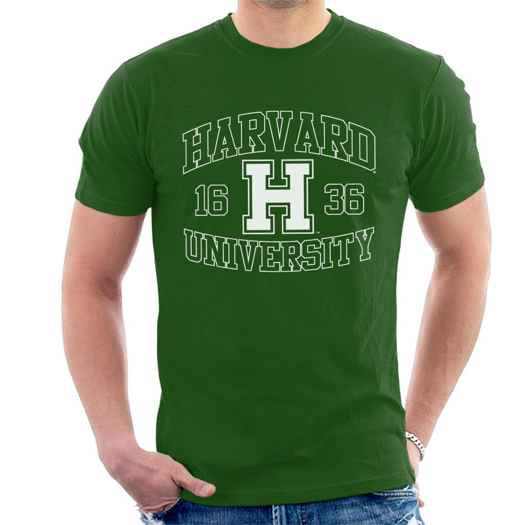 Harvard University 1636 Sports Text Logo Men's T-Shirt product image 1