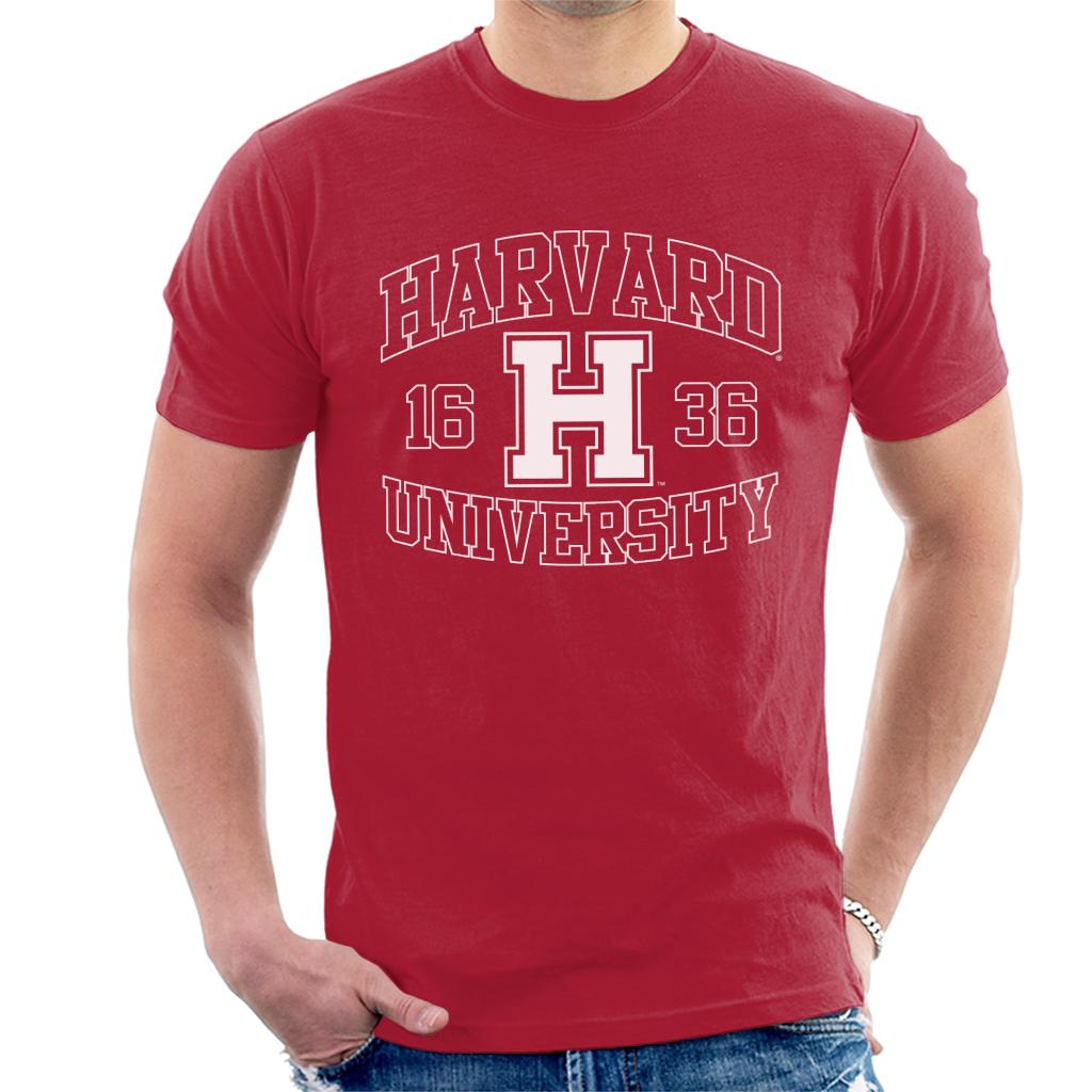 Harvard University 1636 Sports Text Logo Men's T-Shirt product image 4