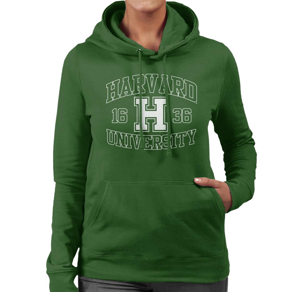 Harvard University 1636 Sports Text Logo Women's Hooded product image 1