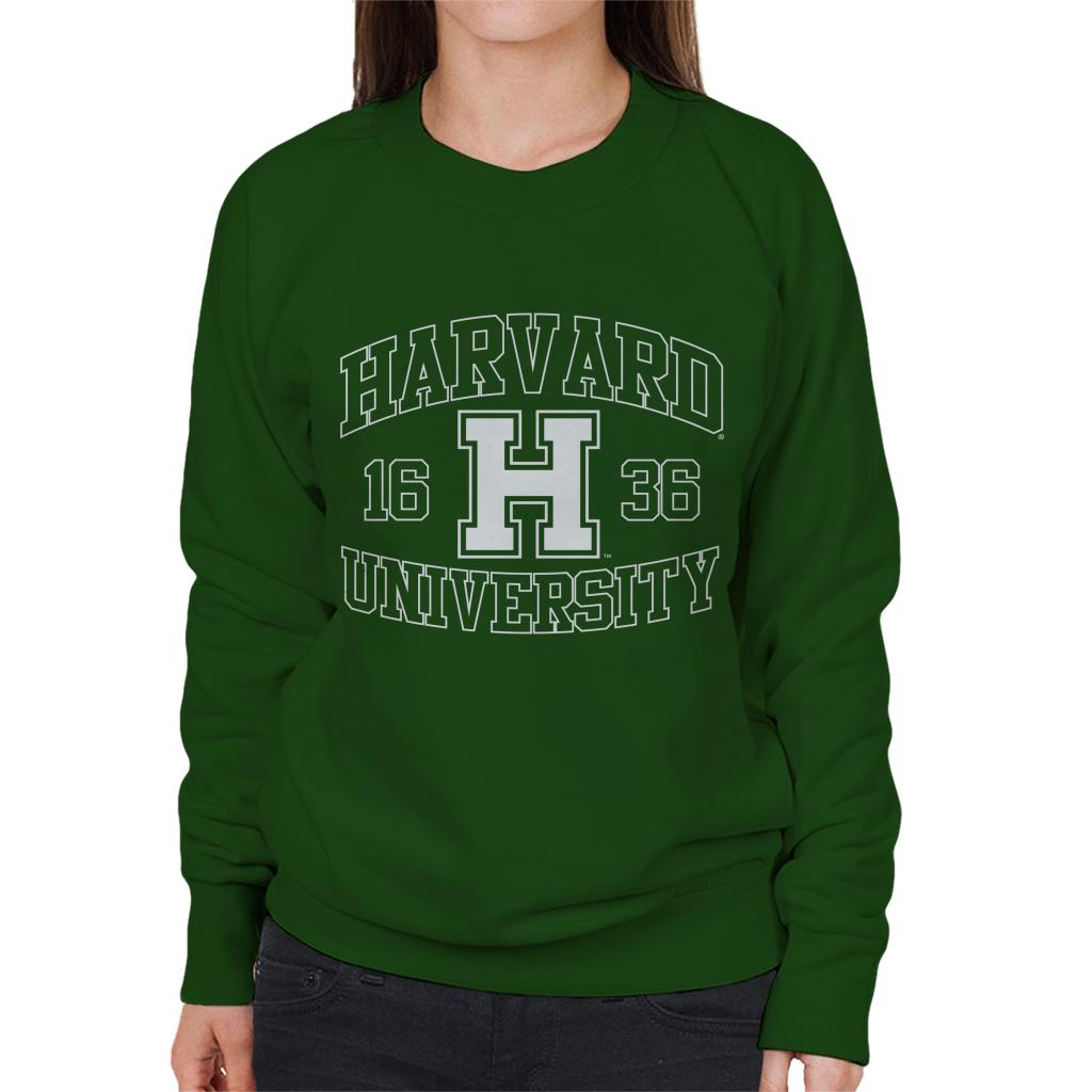 Harvard University 1636 Sports Text Logo Women's Sweatshirt product image 1