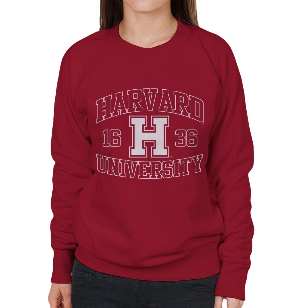 Harvard University 1636 Sports Text Logo Women's Sweatshirt product image 4