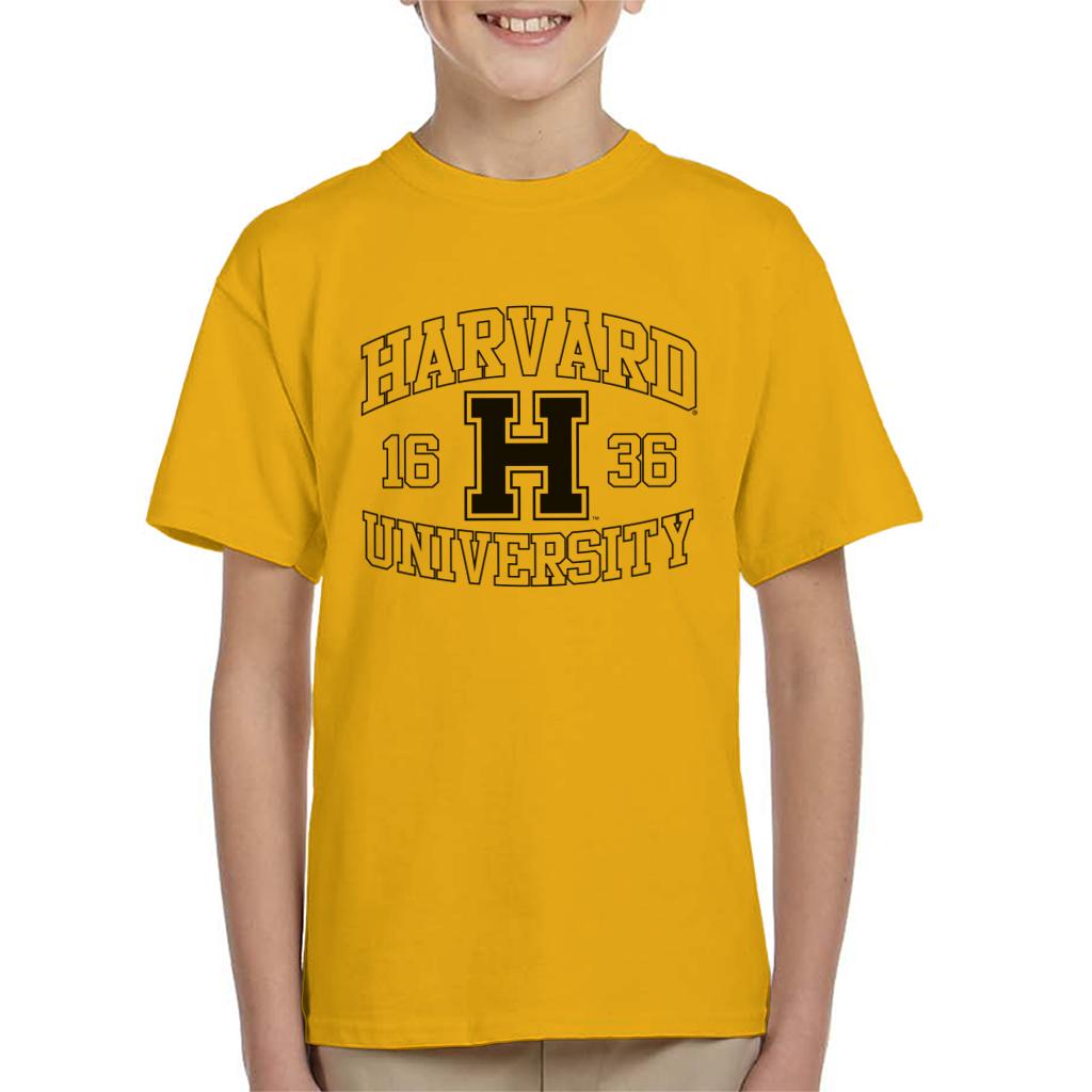 Harvard University Sports Text Logo 1636 Kid's T-Shirt product image 4