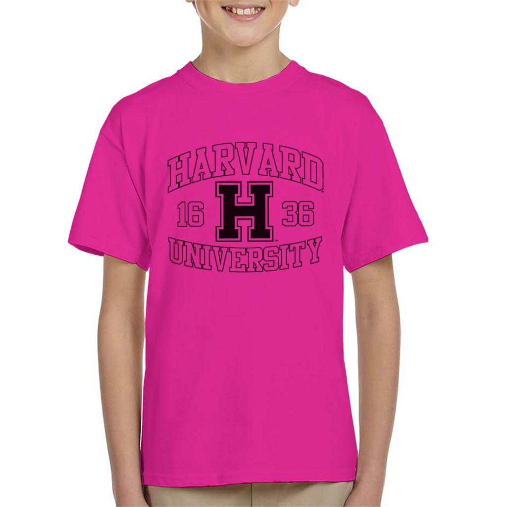 Harvard University Sports Text Logo 1636 Kid's T-Shirt product image 6