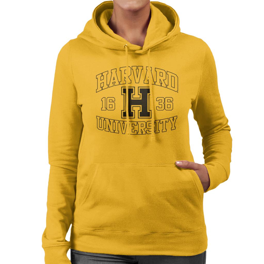 Harvard University Sports Text Logo 1636 Women's Hooded product image 4