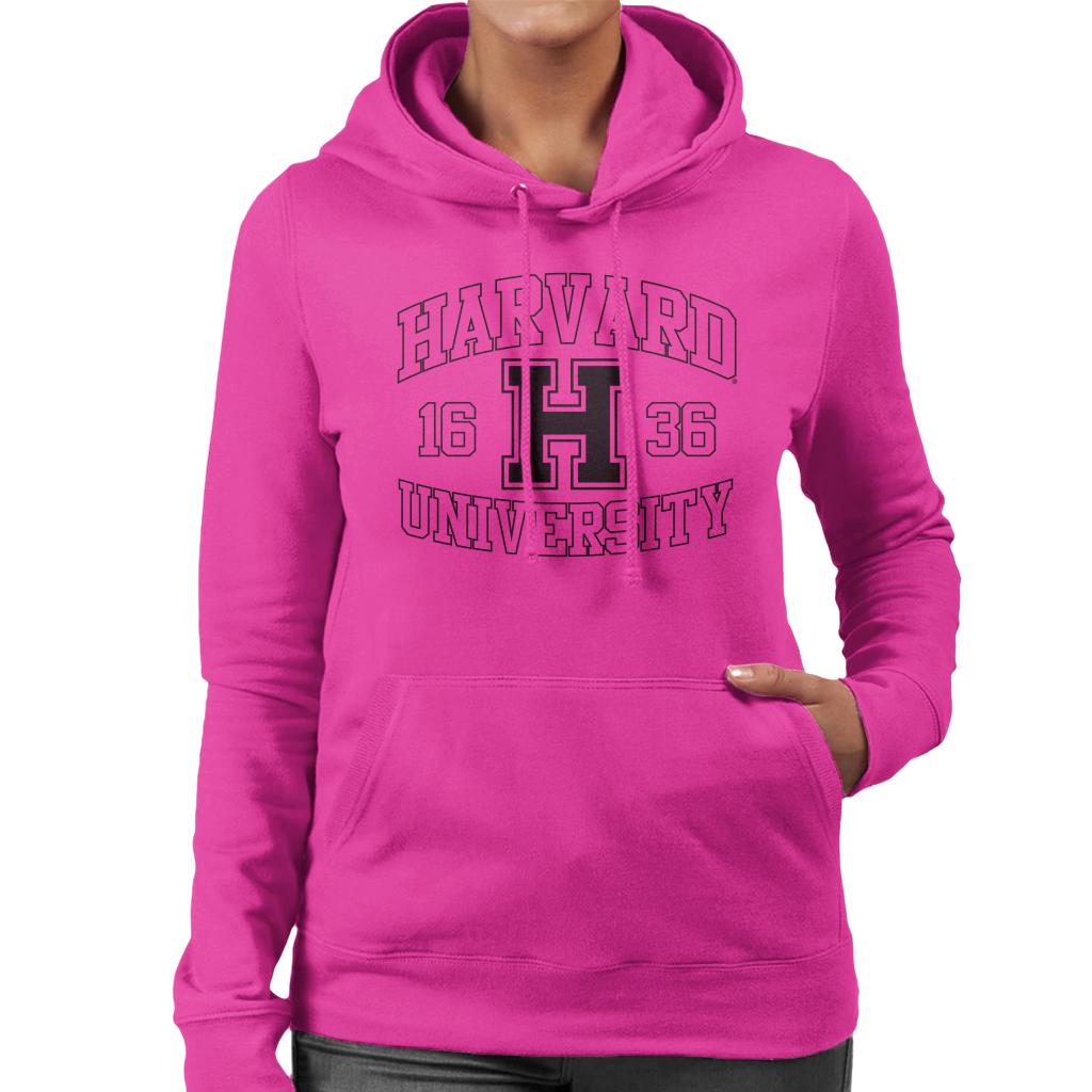 Harvard University Sports Text Logo 1636 Women's Hooded product image 6