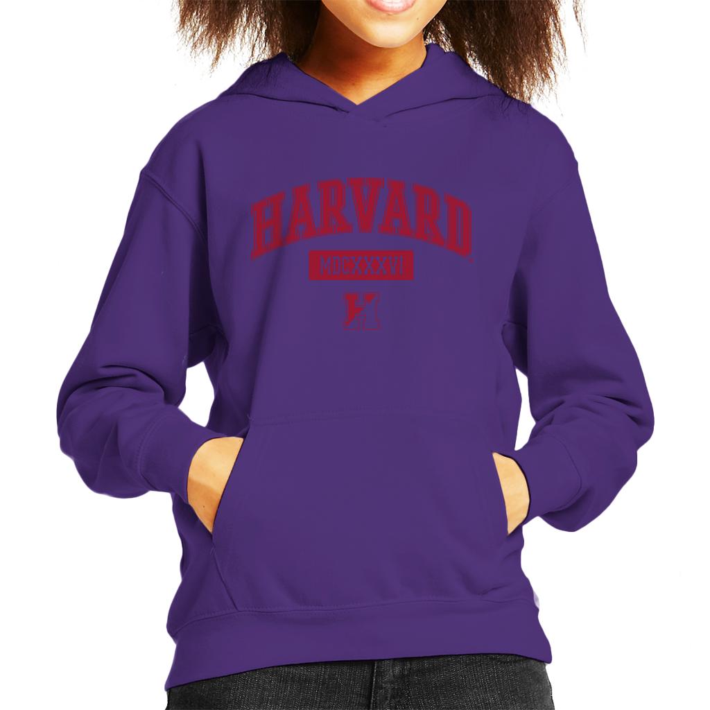 Harvard University MDCXXXVI Varsity Logo Kid's Hooded product image 4