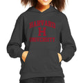 Harvard University Classic Text Logo Kid's Hooded Sweatshirt product image 1