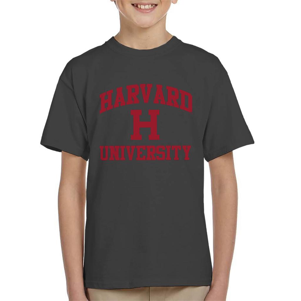 Harvard University Classic Text Logo Kid's T-Shirt product image 1