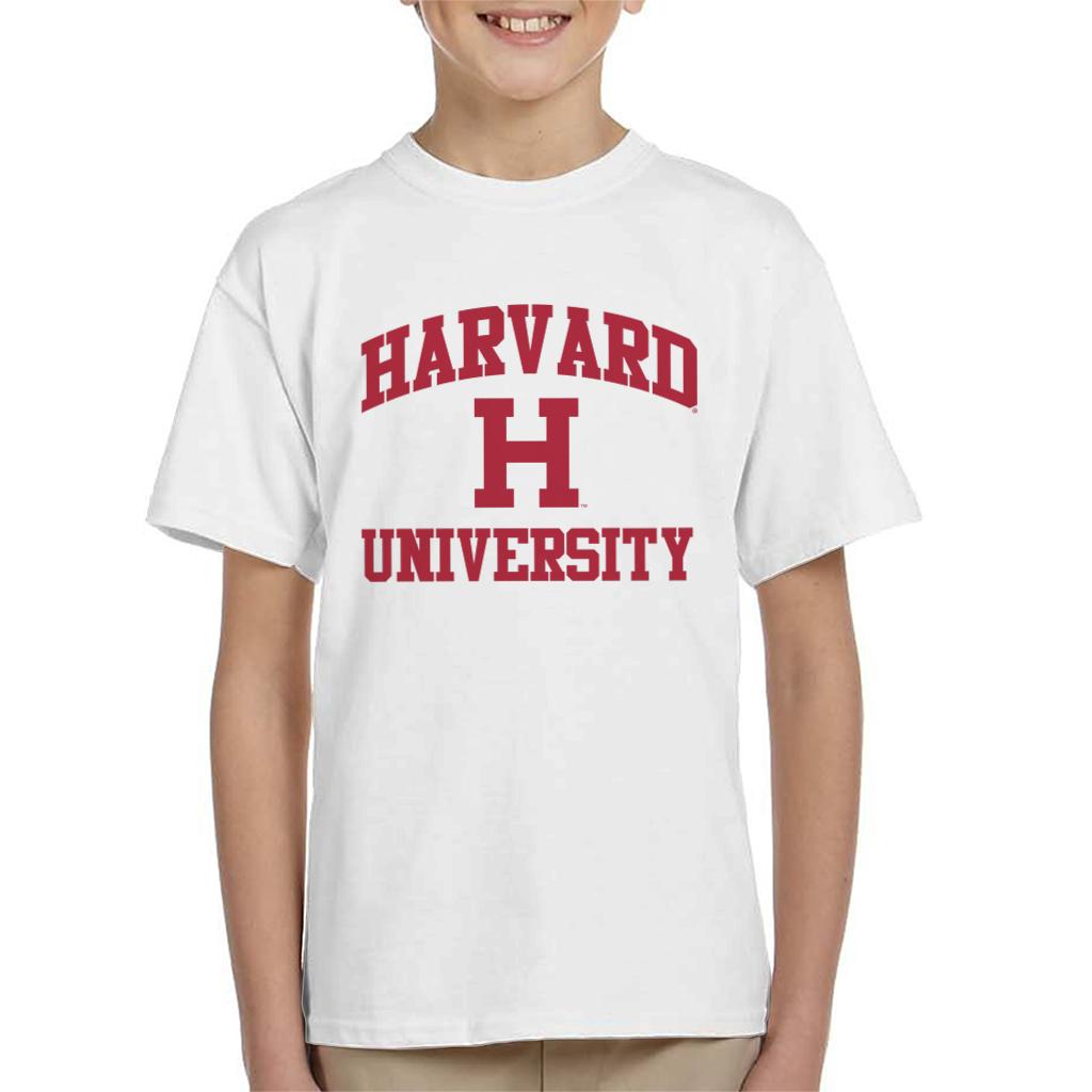 Harvard University Classic Text Logo Kid's T-Shirt product image 6