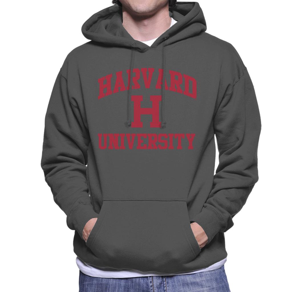 Harvard University Classic Text Logo Men's Hooded Sweatshirt product image 1