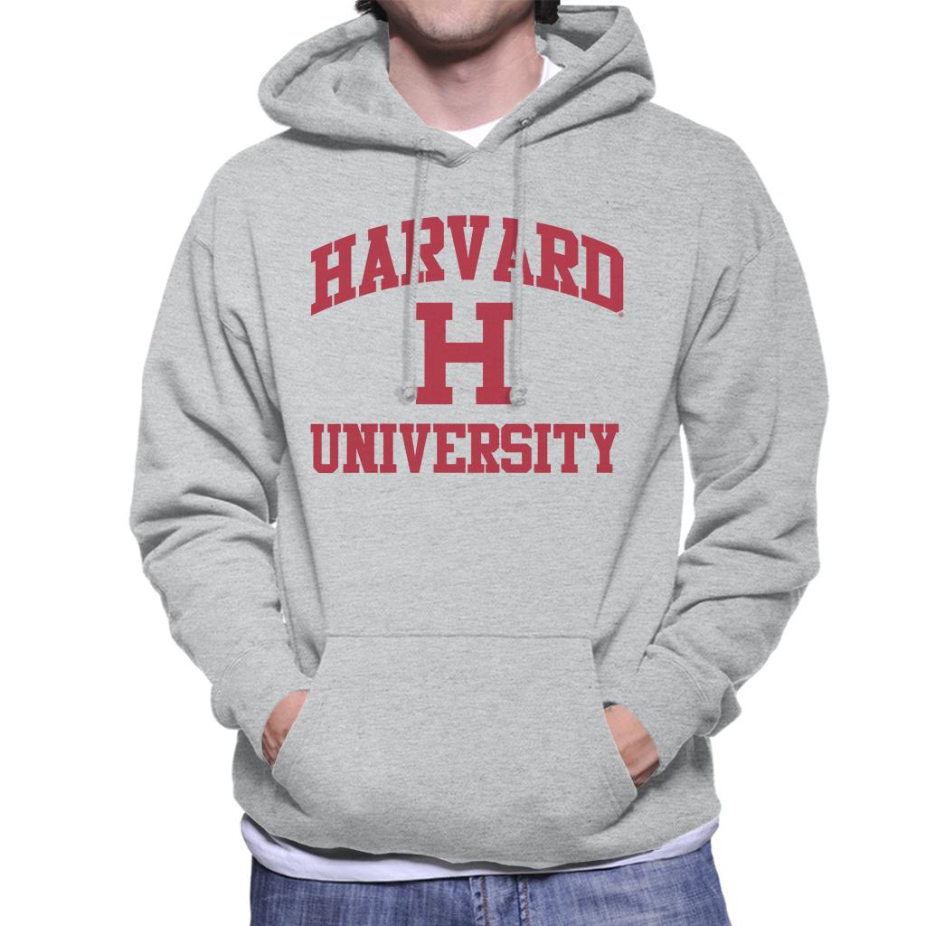 Harvard University Classic Text Logo Men's Hooded Sweatshirt product image 4