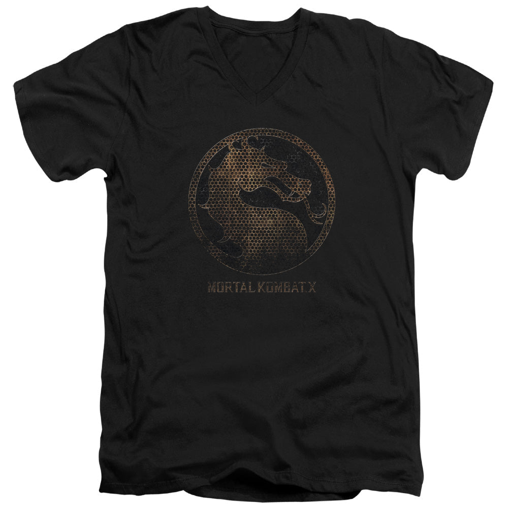 Mortal Kombat X - Metal Seal Adult Slim Fit V Neck Cotton product image 1
