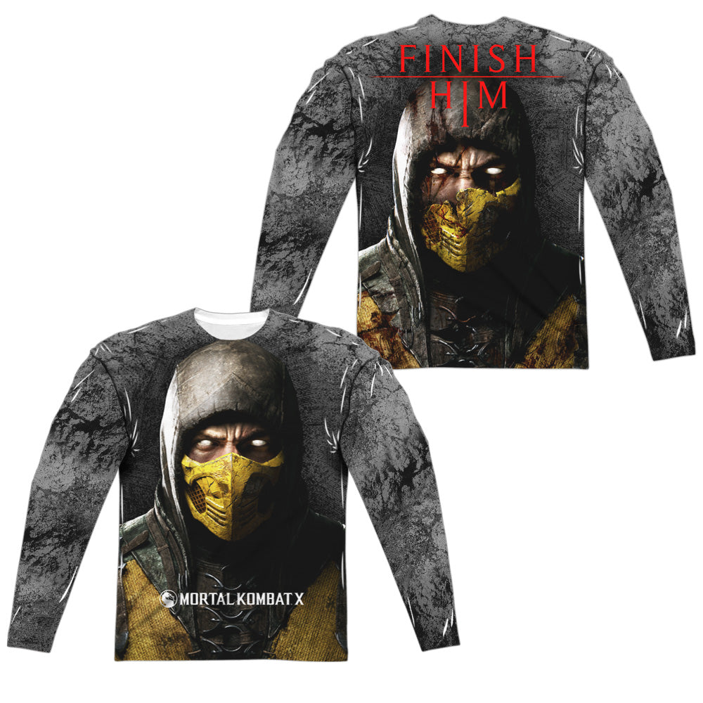 Mortal Kombat X - Finish Him (Front - Back Print) L - S product image 1