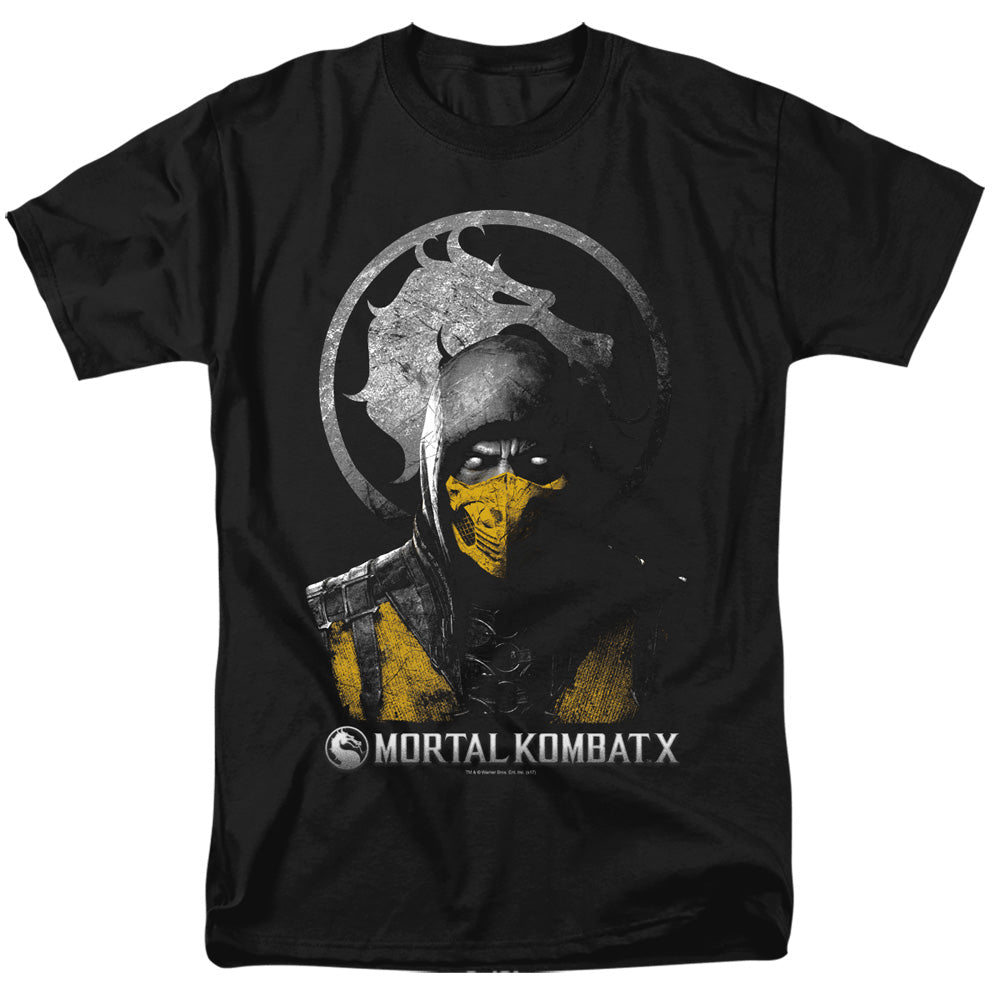 Mortal Kombat X - Scorpion Bust Adult Regular Fit Short product image 1