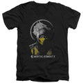 Mortal Kombat X - Scorpion Bust Adult Slim Fit V Neck Cotton product image 1