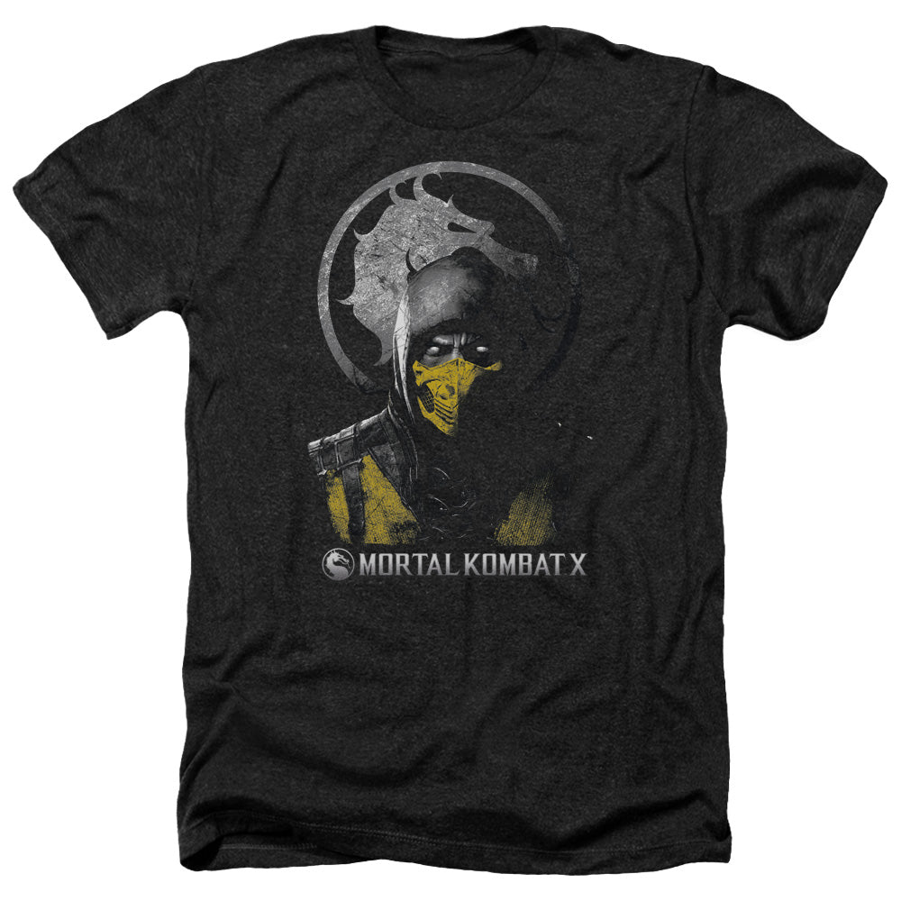Mortal Kombat X - Scorpion Bust Adult Regular Fit Heather product image 1