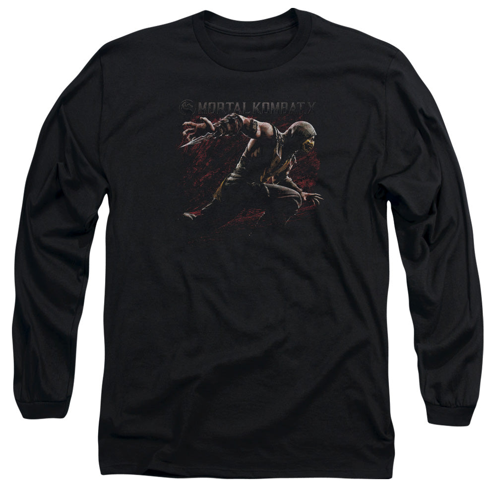 Mortal Kombat X - Scorpion Lunge Adult Long Sleeve product image 1