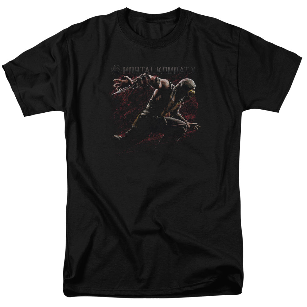 Mortal Kombat X - Scorpion Lunge Adult Regular Fit Short product image 1