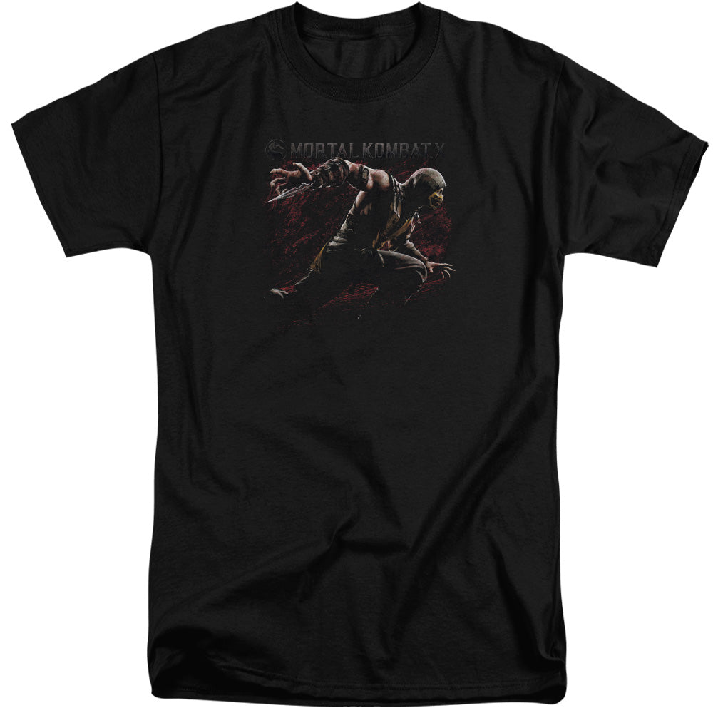 Mortal Kombat X - Scorpion Lunge Adult Tall Fit Short Sleeve product image 1