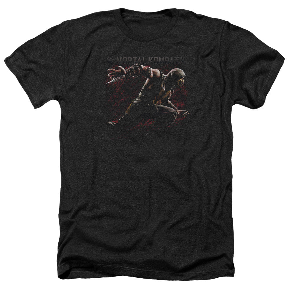 Mortal Kombat X - Scorpion Lunge Adult Regular Fit Heather product image 1