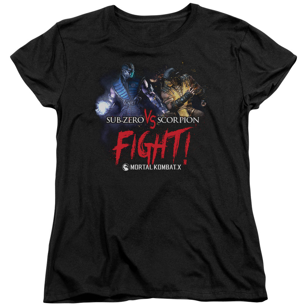 Mortal Kombat X - Fight Women's Short Sleeve product image 1