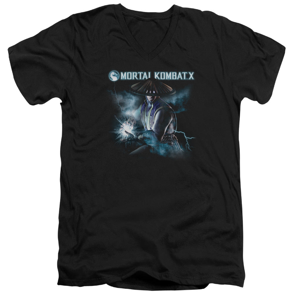 Mortal Kombat X - Raiden Adult Slim Fit V Neck Cotton product image 1