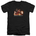 Mortal Kombat X - Scorpio Flames Adult Slim Fit V Neck product image 1