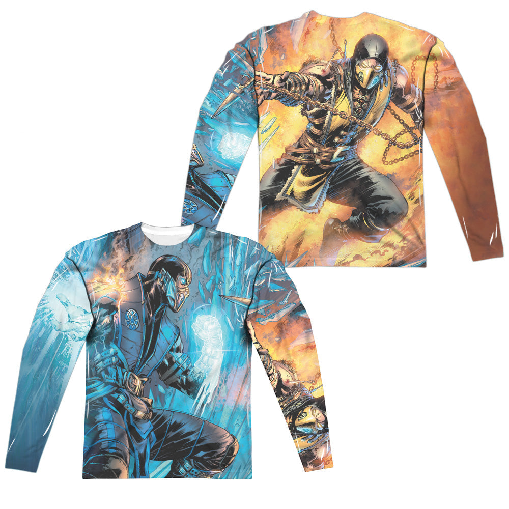 Mortal Kombat - Comic (Front - Back Print) L - S Adult Poly product image 1