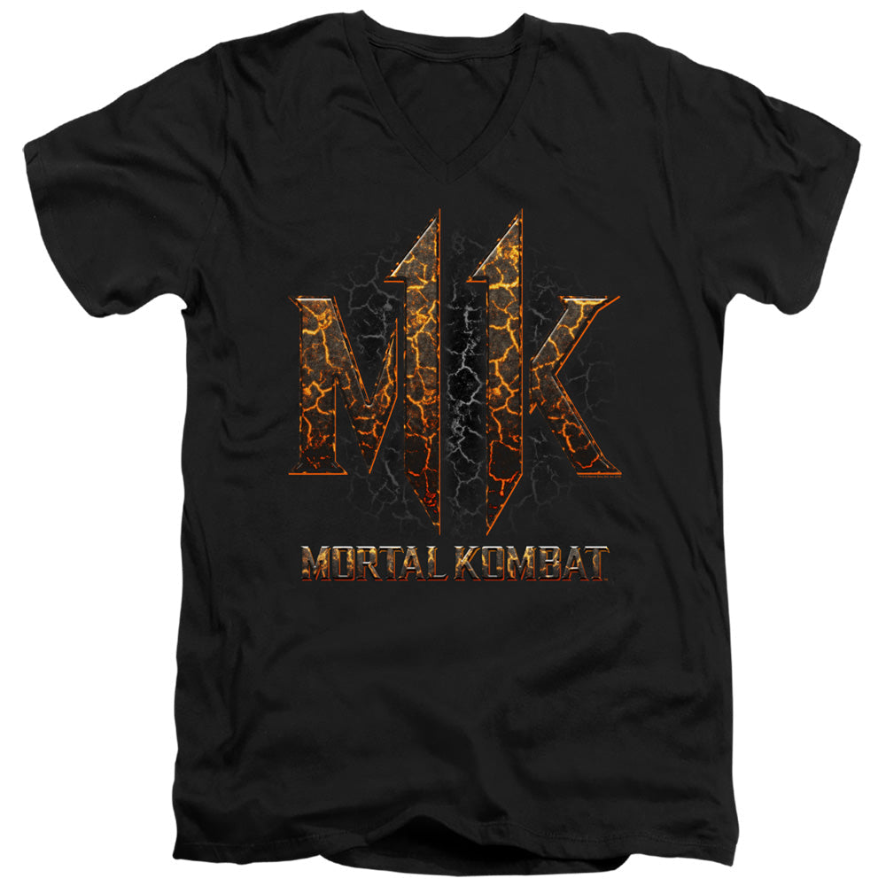Mortal Kombat 11 - Mk11 Lava Adult Slim Fit V Neck Cotton product image 1