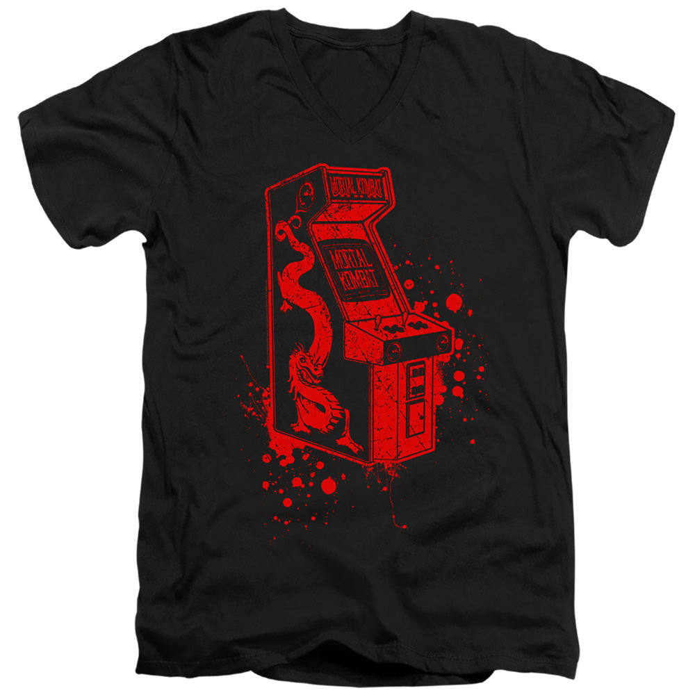 Mortal Kombat Klassic - Insert Coin Adult Slim Fit V Neck product image 1